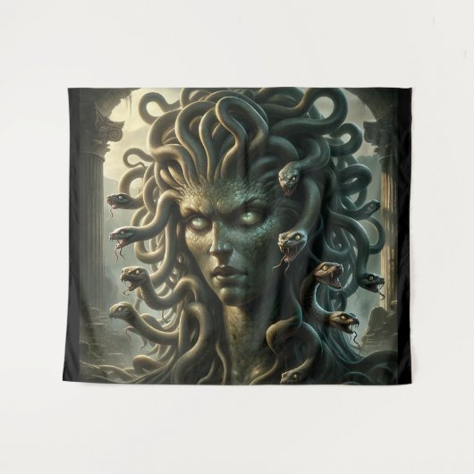 Hekate Goddess of the Crossroads Ghosted Spirits Wandteppich (Vorderseite (Horizontal))