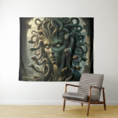 Hekate Goddess of the Crossroads Ghosted Spirits Wandteppich (Beispiel (Horizontal))