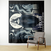 Hekate Goddess of the Crossroads Ghosted Spirits Wandteppich (Beispiel)