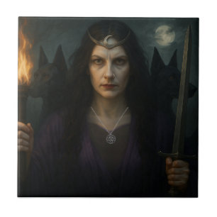 Hekate, Göttin der Kreuzung Fliese