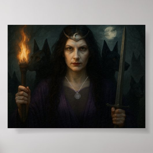 Hekate, Göttin der Kreuzung Poster (Vorne)