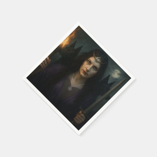 Hekate, Göttin der Kreuzung Serviette (Ecke)