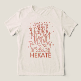 Hekate-Göttin-des-Wegkreuzungs-T-Shirt Tri-Blend Shirt