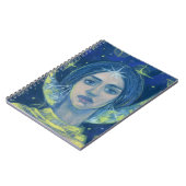 Hekate, Mondgöttin, pastellfarbene Malerei, Fantas Notizblock (Linke Seite)