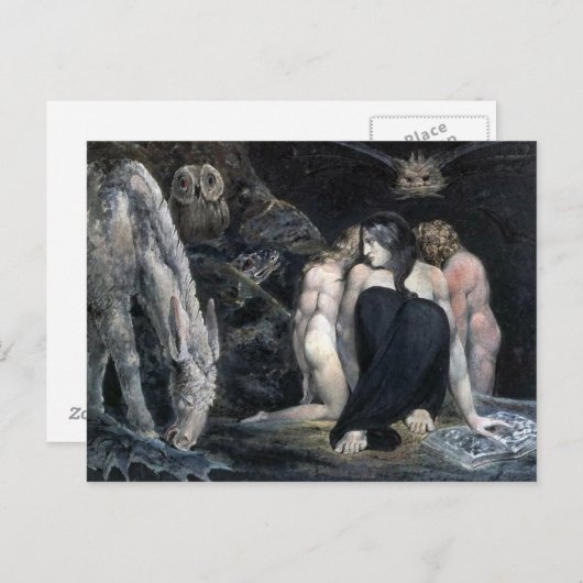 Hekate oder die drei Schicksale Postkarte (Vorne/Hinten)