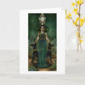 Hekate of the Crossroads Greeting Card Karte (Gelbe Blume)