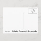 Hekate Postkarte (Rückseite)