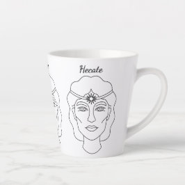 Hekate wickanische Göttin der Hexerei und Magie Milchtasse