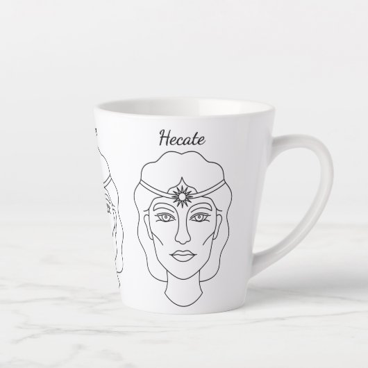 Hekate wickanische Göttin der Hexerei und Magie Milchtasse (Rechts)