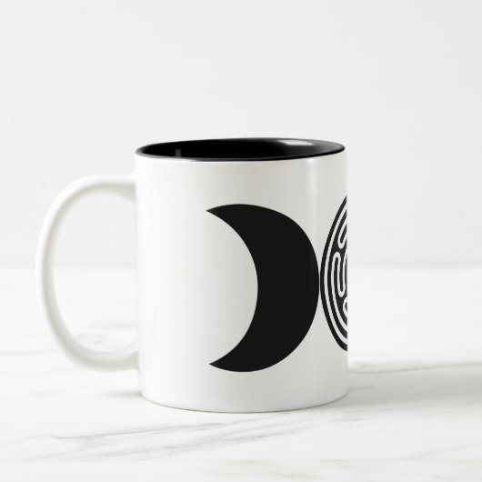 Hekate Witchcraft Zwei-Tone-Kaffee-Tasse Zweifarbige Tasse (Links)
