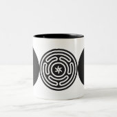 Hekate Witchcraft Zwei-Tone-Kaffee-Tasse Zweifarbige Tasse (Mittel)