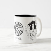 Hekate Witchcraft Zweifarbige Tasse (VorderseiteRechts)