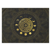 Hektar- und Mondrad Tischdecke (Vorderseite (Horizontal))