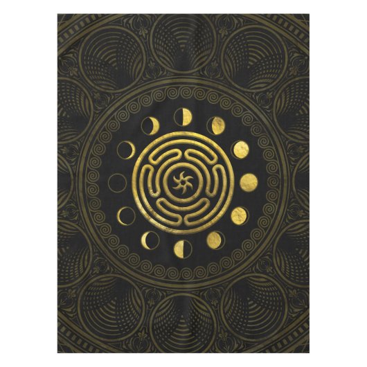 Hektar- und Mondrad Tischdecke (Vorderseite)