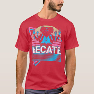 Hektische griechische Göttin der Hexerei T-Shirt