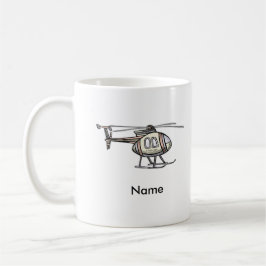 Hektische Helikopter-individuelle Name-Tasse Kaffeetasse
