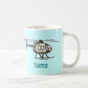 Hektischer Hubschrauber Becher Kaffeetasse