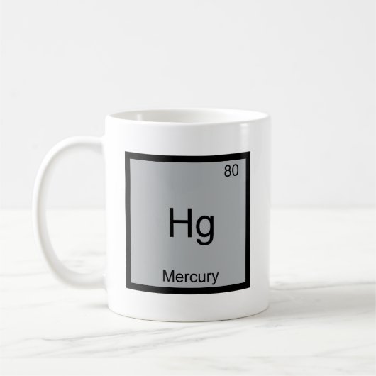 Hektogramm - Mercury-lustiges Kaffeetasse (Links)