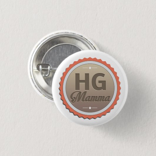Hektogrammmamma Button (Vorne & Hinten)