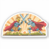 Hektor und Achilles Aufkleber (Vorderseite)