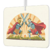 Hektor und Achilles Autolufterfrischer (Links)