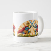 Hektor und Achilles Jumbo-Tasse (Vorderseite Rechts)
