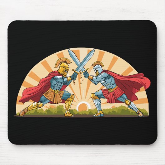 Hektor und Achilles Mousepad (Vorne)