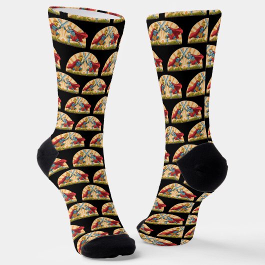 Hektor und Achilles Socken (Gewinkelt)