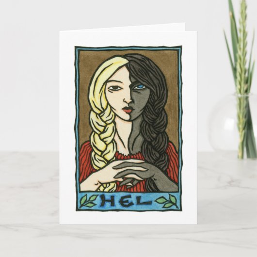 Hel Greeting Card Karte (Vorderseite)