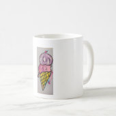 Helado Kawaii de dos Sabores Kaffeetasse (VorderseiteRechts)