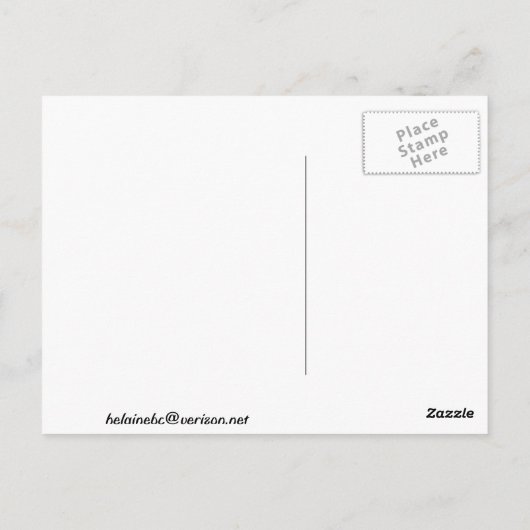 Helaine's Alcatraz Postkarte (Rückseite)