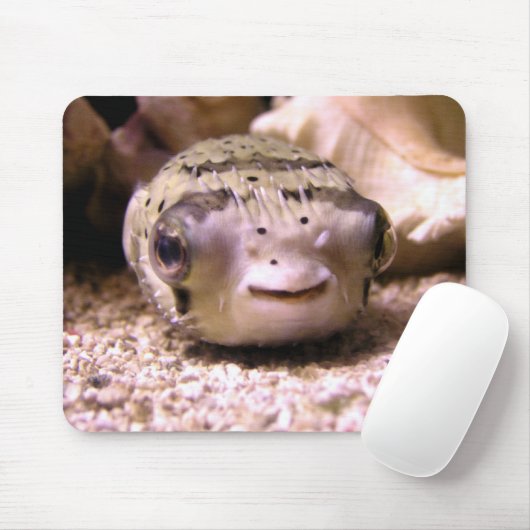Helaines BlowfishPufferfish Mousepad (Mit Mouse)