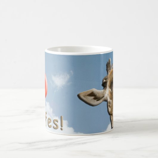 Helaines doof Giraffe Kaffeetasse (Mittel)