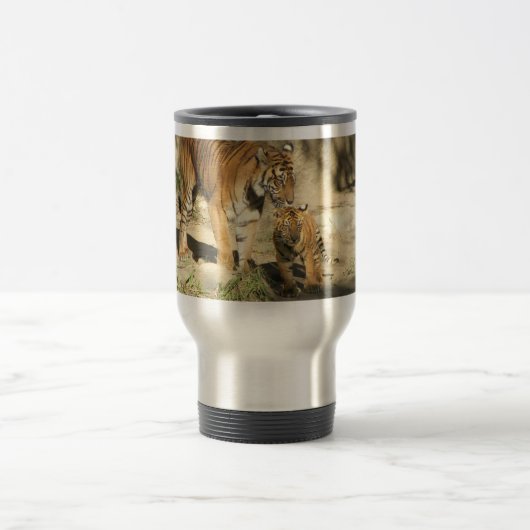 Helaines Tiger und CUB Reisebecher (Mittel)