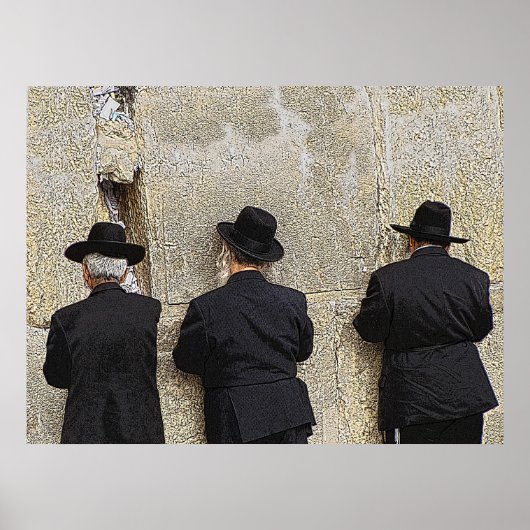 Helaines Western (Wailing Wall) Poster (Vorne)