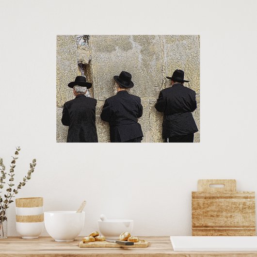 Helaines Western (Wailing Wall) Poster (Küche)