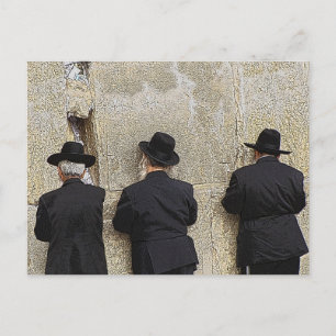Helaines Western (Wailing Wall) Postkarte