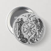 Held-Buntglas-Schild-Knopf Button (Vorne & Hinten)