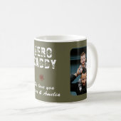 Held Daddy Vater-Tag 2 Foto-Collage Kaffeetasse (VorderseiteRechts)