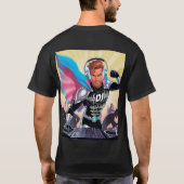 Held der Beats: DJ Verteidiger T-Shirt (Rückseite)