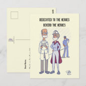 Held Gelbe Postkarte (Vorne/Hinten)