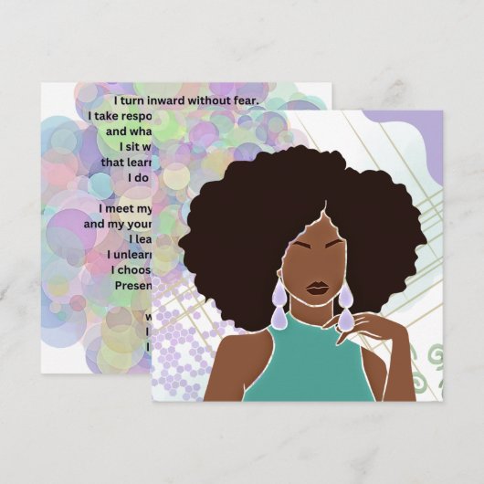 Held Here Mitteilungskarte (Vorne/Hinten)