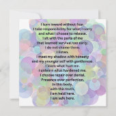 Held Here Mitteilungskarte (Rückseite)