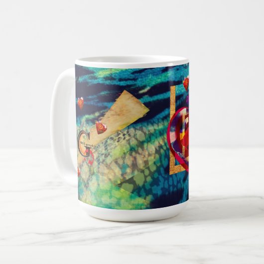 Held in Stillness Mug Kaffeetasse (Vorderseite Links)