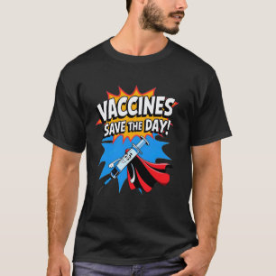 Held Jährliche Impfungen lustige Krankenschwester  T-Shirt