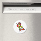 Held Jungen mit Schild Magnet (In Situ (Geschirrspüler))