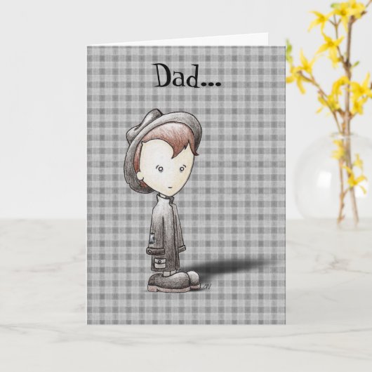 "Held-" Karte (Gelbe Blume)