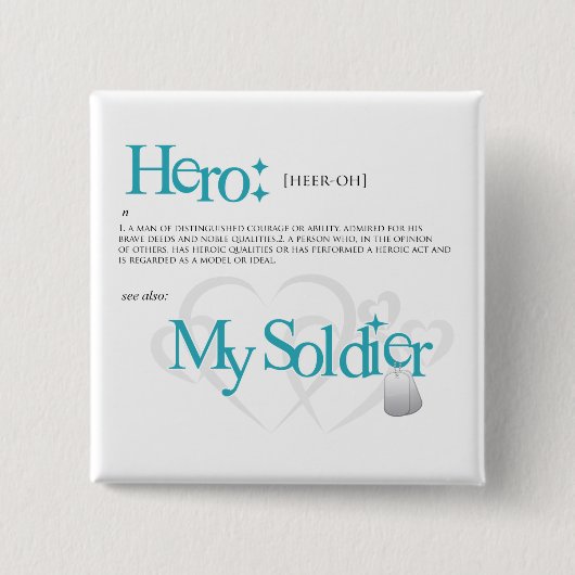 Held: Mein Soldat Button (Vorderseite)