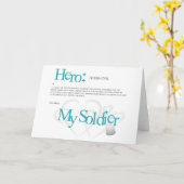 Held: Mein Soldat Karte (Gelbe Blume)