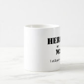 Held oder, Idiot, ich erhalten noch zahlten die Kaffeetasse (Mittel)